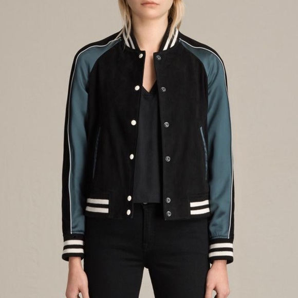 All Saints Jackets & Blazers - ⬇️AllSaints Women’s Epton Suede Bomber 🌺